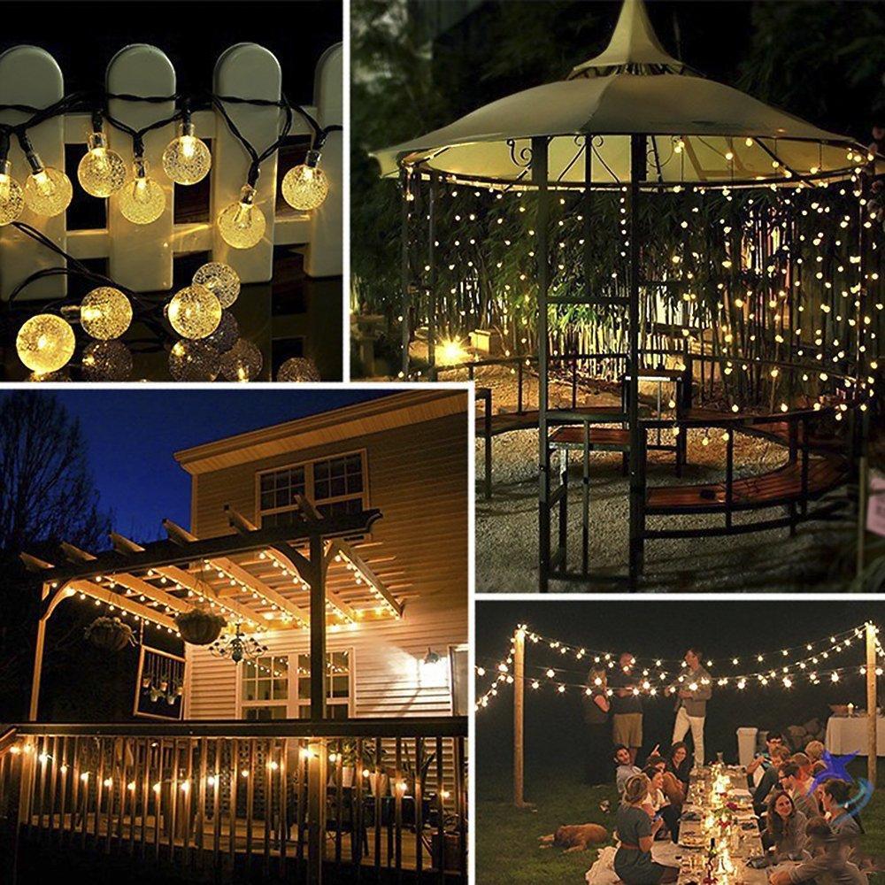 Avtoit | Solar-powered Crystal Ball String Lights