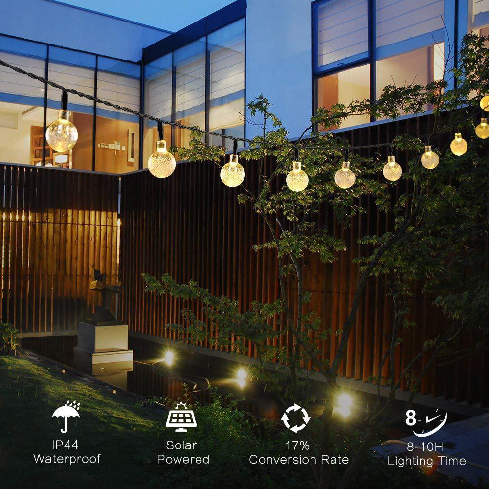 Avtoit | Solar-powered Crystal Ball String Lights