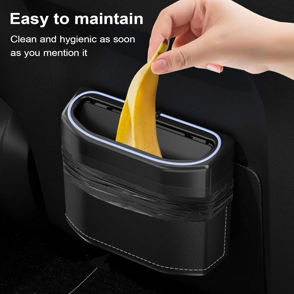 Avtoit | Smell-Proof Car Trash Can with Touch Light – Lurevo