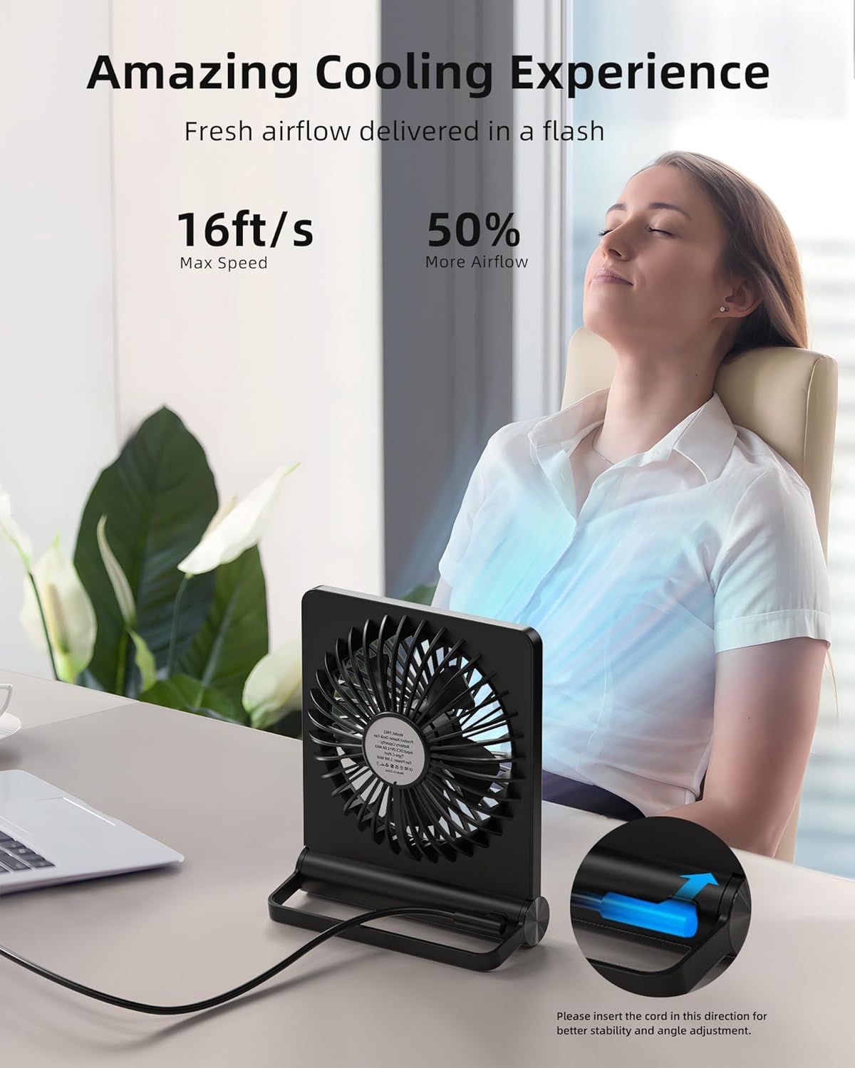 Avtoit | Stronger Wind Ultra Quiet Small Table Fan