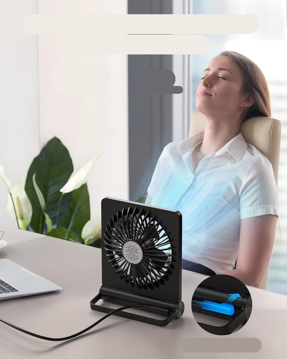 Avtoit | QuietBreeze - Ultra-quiet compact table fan
