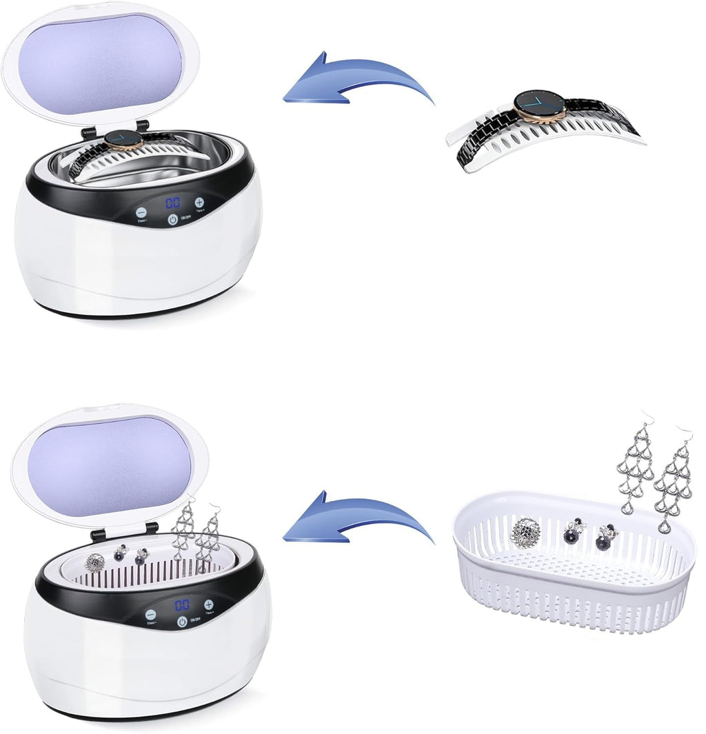 Avtoit | Ultrasonic Jewellery Cleaner 650ml with Watch Holder – ShineMate