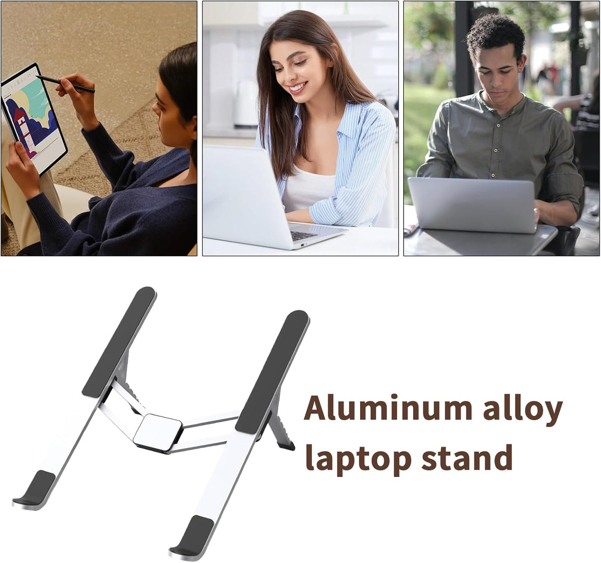 Avtoit | Adjustable Laptop Stand – Foldable Cooling Notebook Mount for Office & Travel – Orvane
