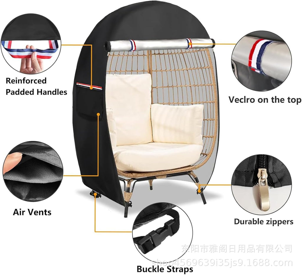 Avtoit | Waterproof Egg Chair Cover with Double Zipper – Solara