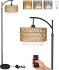 Avtoit | Arc Floor Lamp with Remote Control & Dual Shades – Norvella