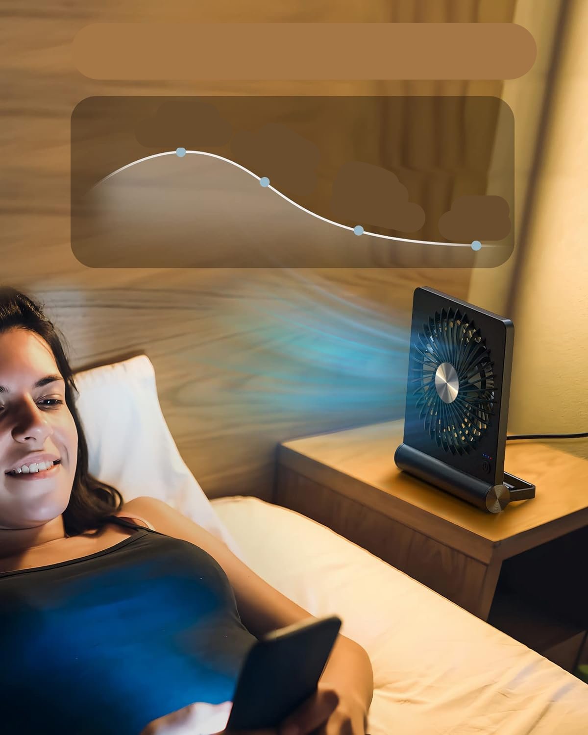 Avtoit | QuietBreeze - Ultra-quiet compact table fan