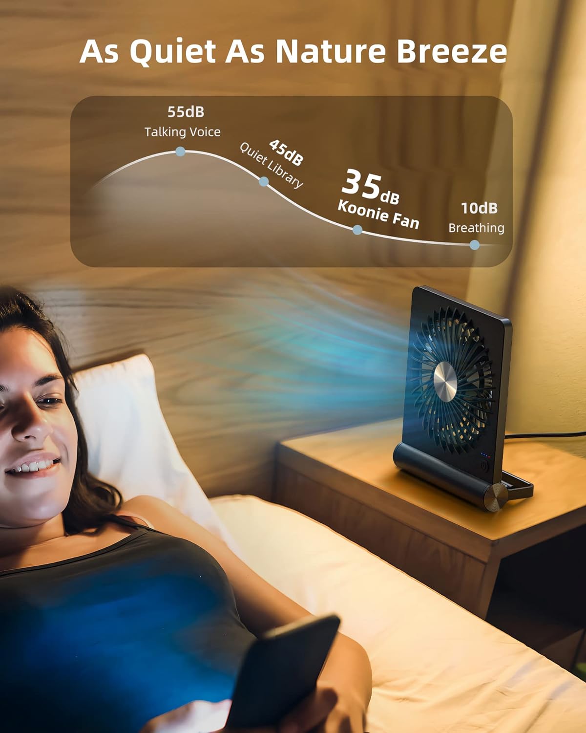 Avtoit | Stronger Wind Ultra Quiet Small Table Fan
