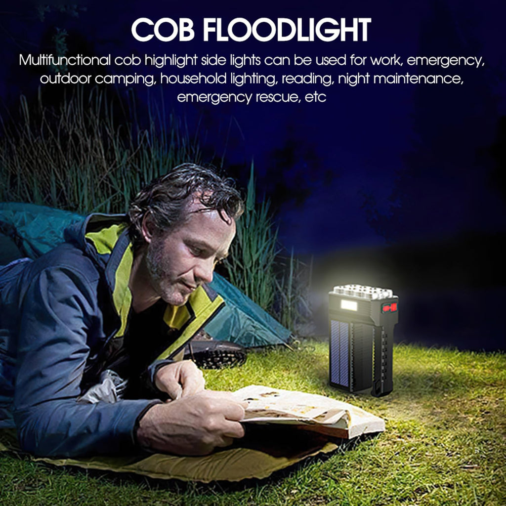 Avtoit | Solar LED Flashlight – Waterproof, powerful handheld spotlight with lithium battery