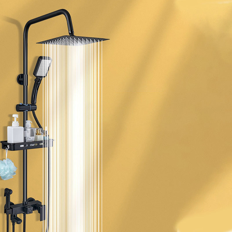 Avtoit | Shower System Wall Mount Adjustable Spray Pattern Shower Arm Shower Set with Shower Hose