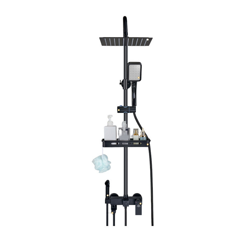 Avtoit | Shower System Wall Mount Adjustable Spray Pattern Shower Arm Shower Set with Shower Hose