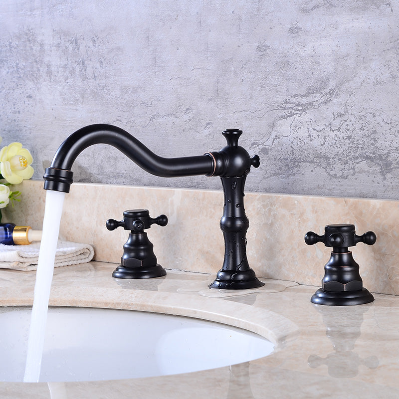 Avtoit | Widely Used Bathroom Faucet 3 Hole Round Sink Faucet