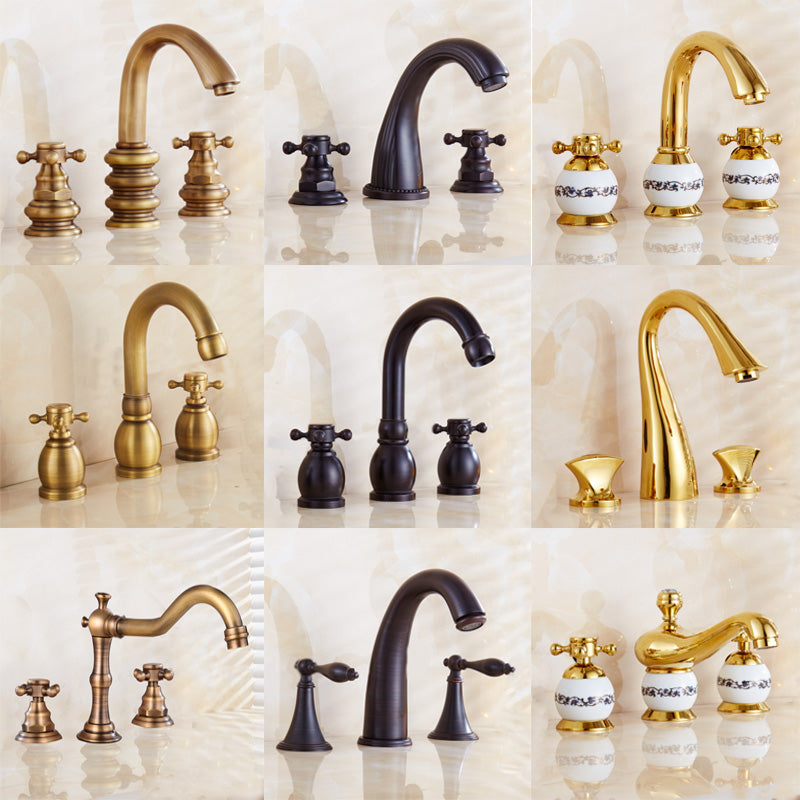 Avtoit | Widely Used Bathroom Faucet 3 Hole Round Sink Faucet