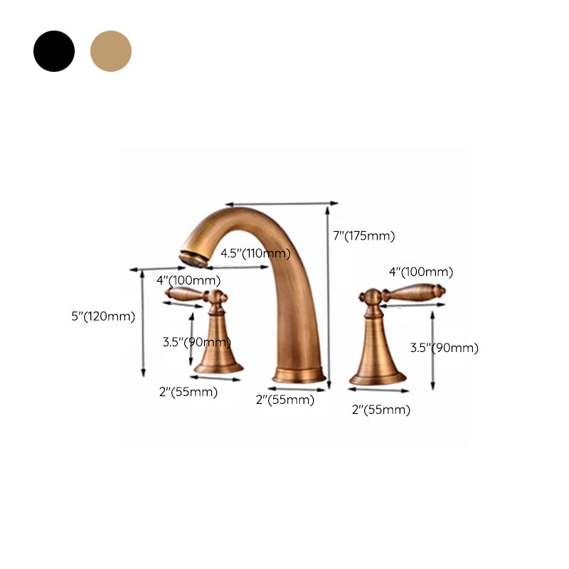 Avtoit | Widely Used Bathroom Faucet 3 Hole Round Sink Faucet