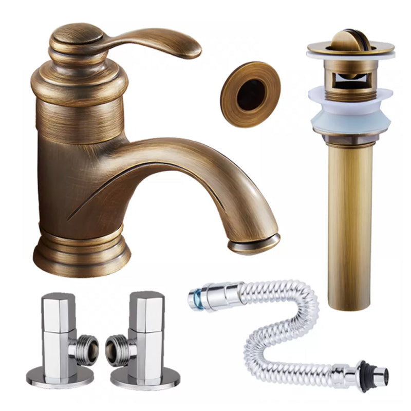 Avtoit | Glam Style Bathroom Sink Faucet Single Handle Low Arc Sink Faucet