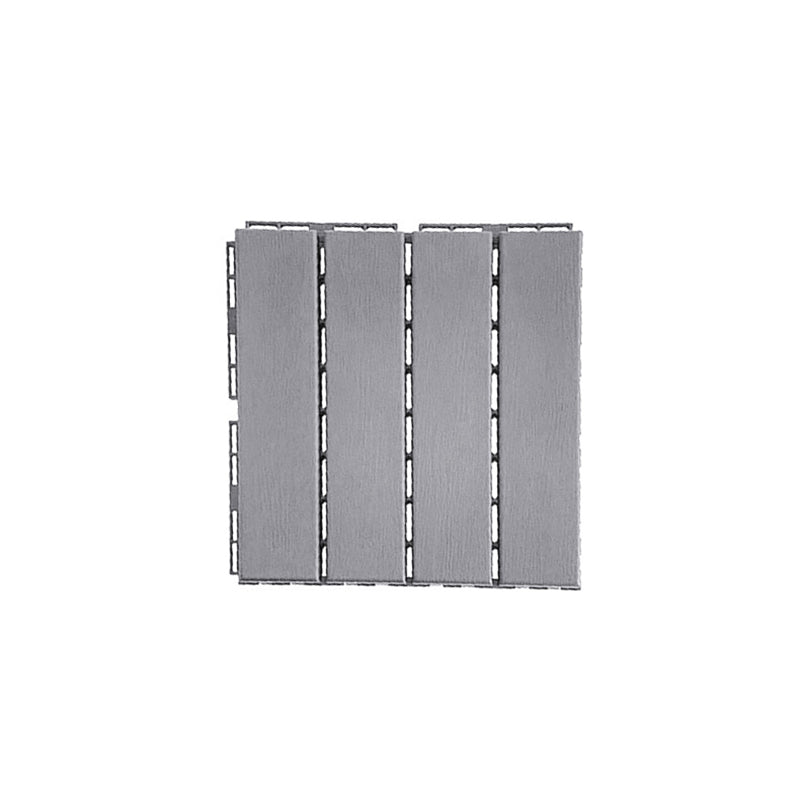 Avtoit | 30 cm X 30 cm 4-Slat Square Deck/Patio Floor Tiles Snap Fit Installation Floor Tiles