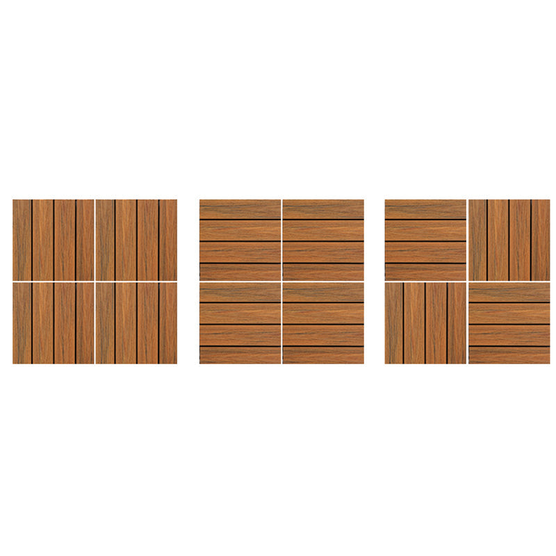 Avtoit | Square PVC Deck/Patio Floor Tiles Interlocking Installation Outdoor Patio Tiles