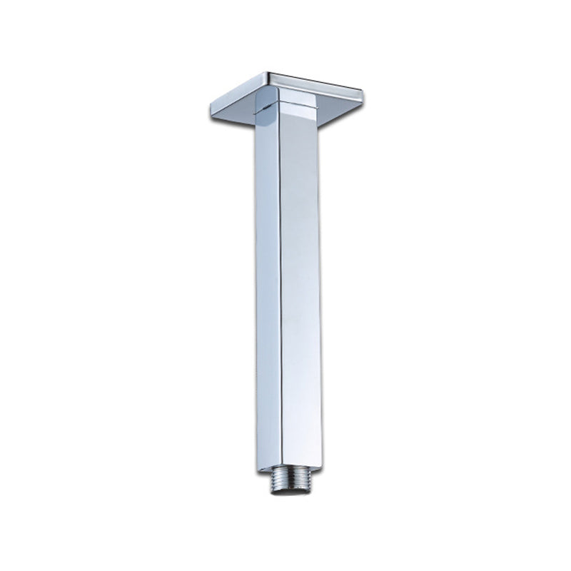 Avtoit | Black Square Fixed Shower Head Modern Style Wall Mounted Shower Head