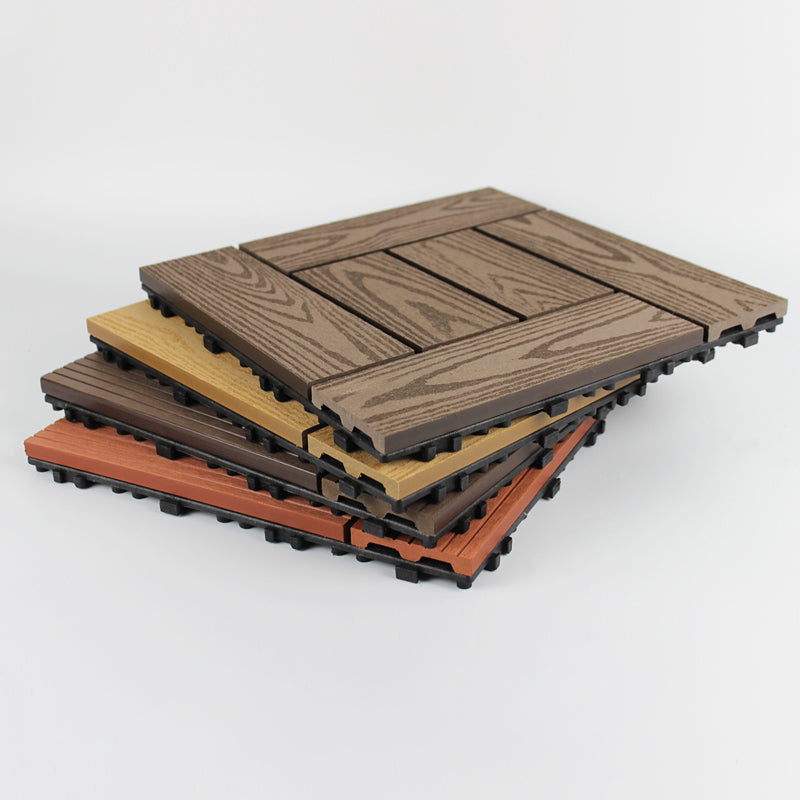 Avtoit | Deck Plank Loose Lay Manufactured Wood Panels Patio Tiles Outdoor Flooring