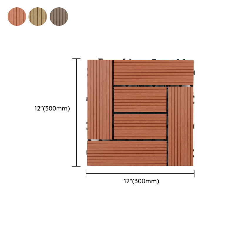 Avtoit | Deck Plank Loose Lay Manufactured Wood Panels Patio Tiles Outdoor Flooring