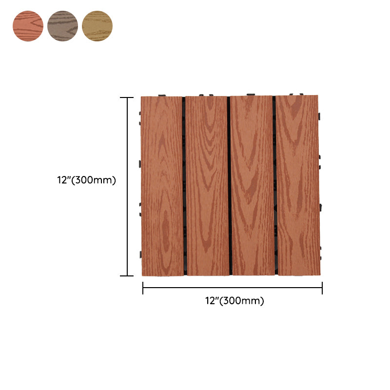 Avtoit | Deck Plank Loose Lay Manufactured Wood Panels Patio Tiles Outdoor Flooring