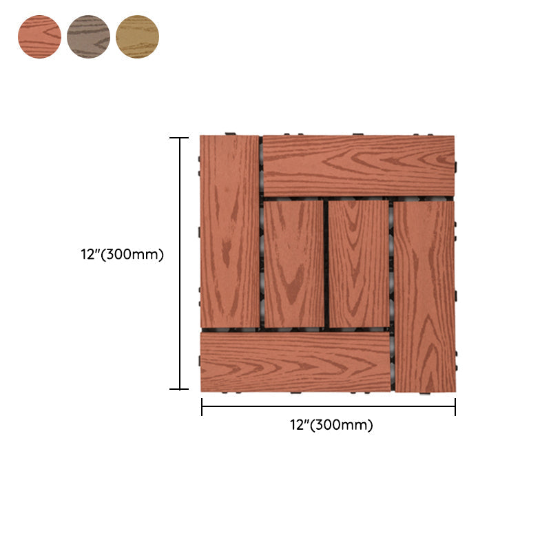 Avtoit | Deck Plank Loose Lay Manufactured Wood Panels Patio Tiles Outdoor Flooring