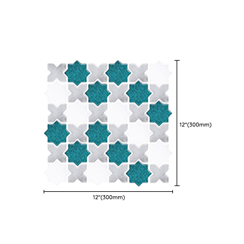 Avtoit | Plastic Peel & Stick Mosaic Tiles Waterproof Mosaic Tiles Wallpaper