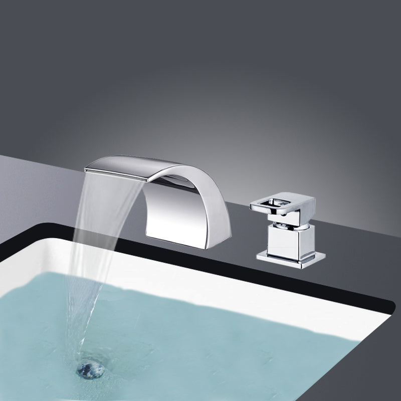 Avtoit | Modern Brass Roman Bathtub Faucet Waterfall Spout Bathtub Faucet