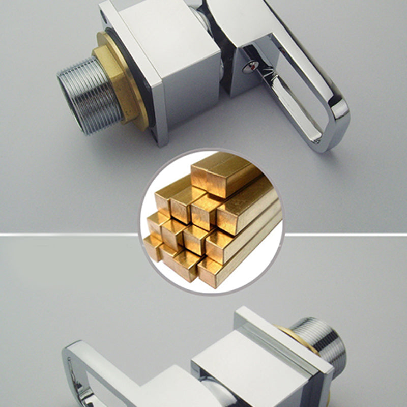 Avtoit | Modern Brass Roman Bathtub Faucet Waterfall Spout Bathtub Faucet
