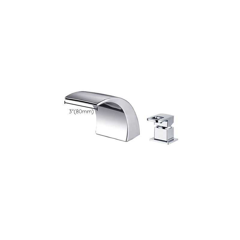 Avtoit | Modern Brass Roman Bathtub Faucet Waterfall Spout Bathtub Faucet