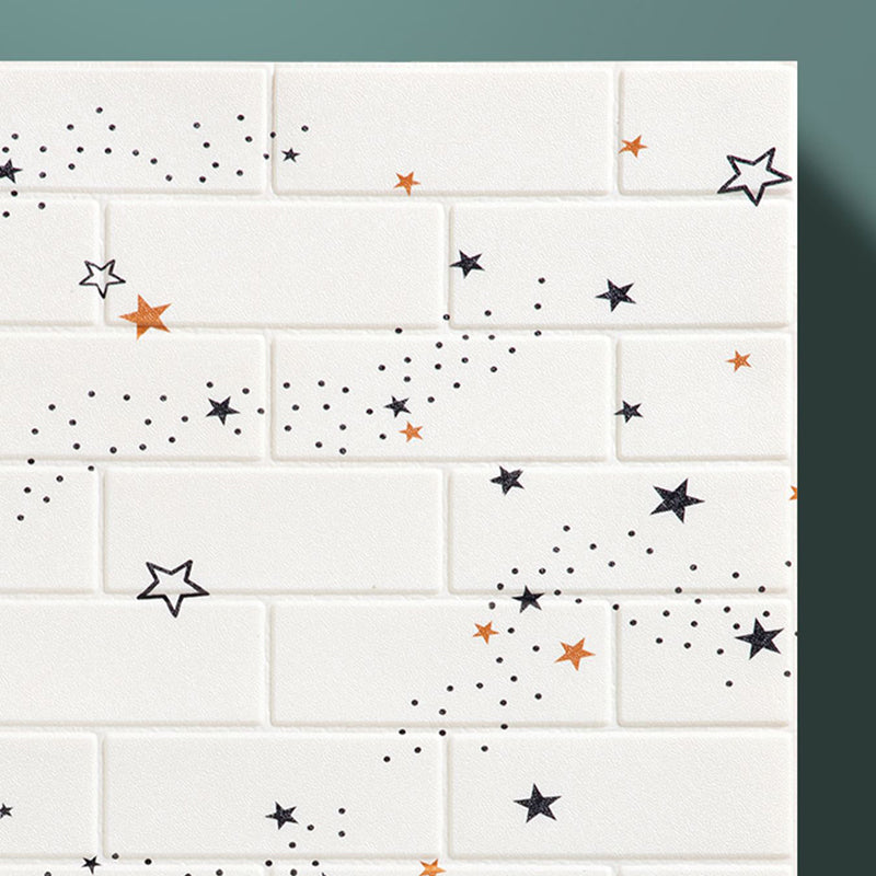 Avtoit | XPE Foam Wall Cladding Star Pattern Square Waterproof Wall Cladding for the Living Room