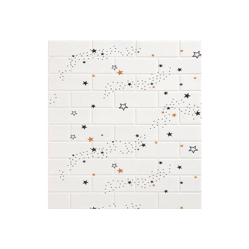 Avtoit | XPE Foam Wall Cladding Star Pattern Square Waterproof Wall Cladding for the Living Room