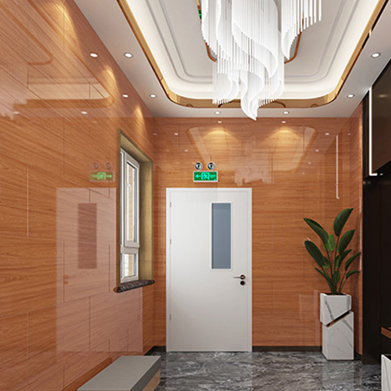 Avtoit | PVC Wall Paneling Rectangle Waterproof Wood Look Wall Covering for the Living Room