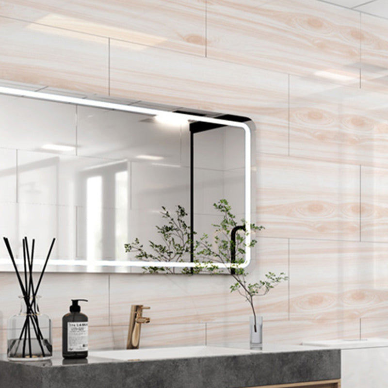 Avtoit | PVC Wall Paneling Rectangle Waterproof Wood Look Wall Covering for the Living Room