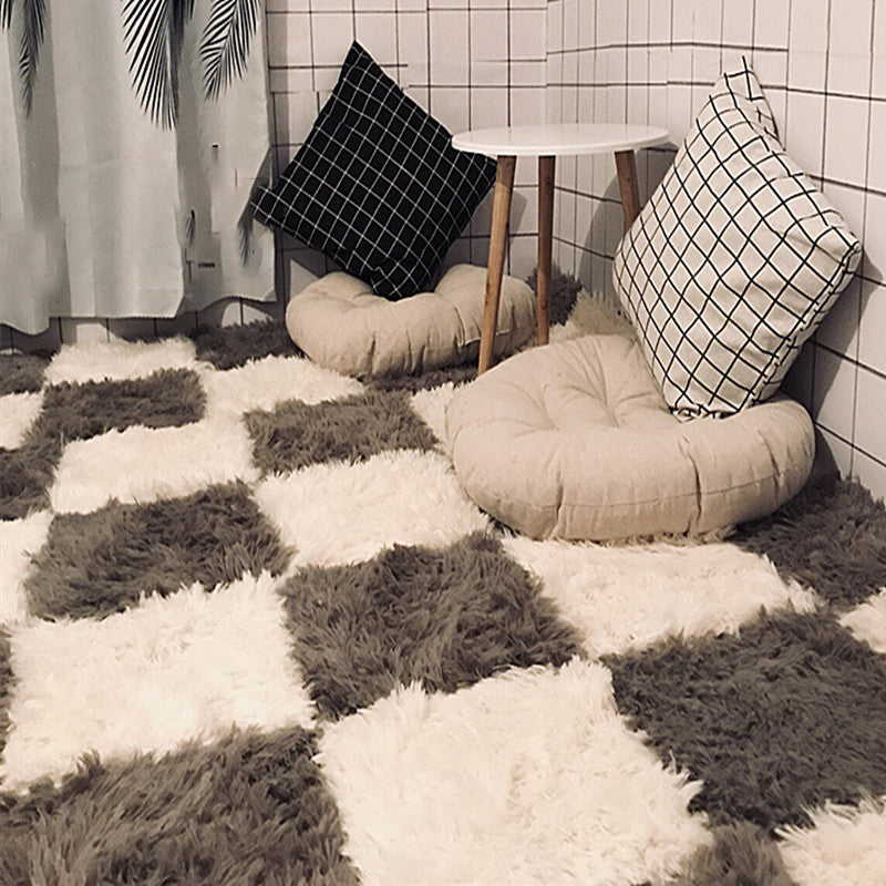 Avtoit | Bedroom Carpet Tiles Solid Square Shag Stain Resistant Carpet Tiles