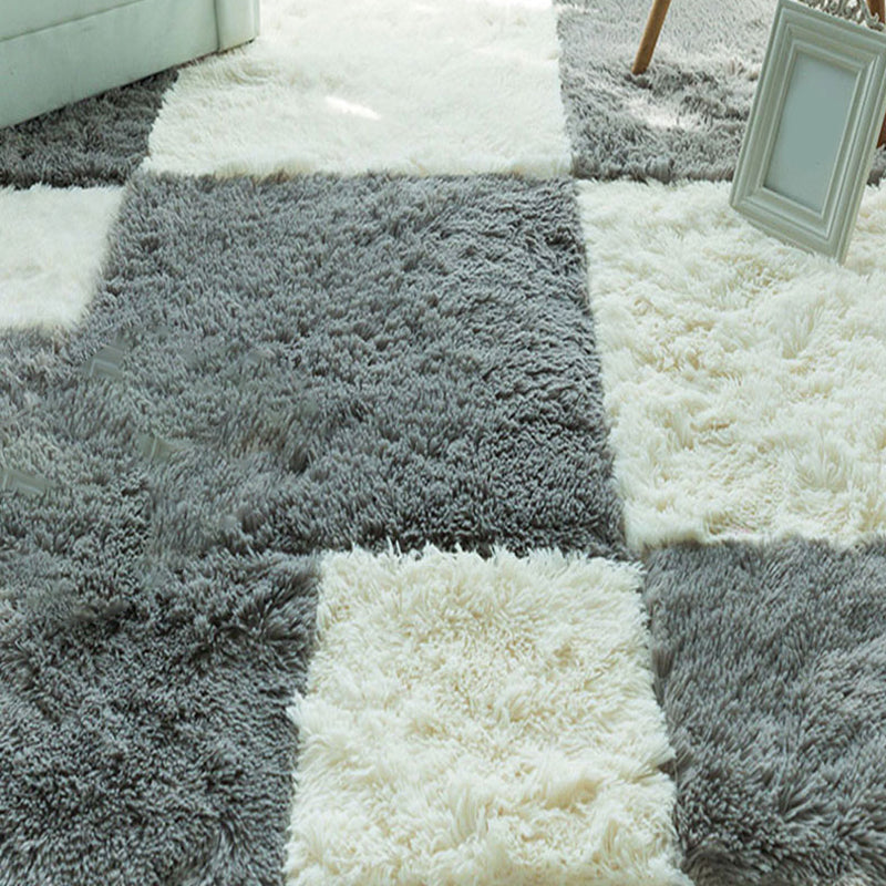Avtoit | Bedroom Carpet Tiles Solid Square Shag Stain Resistant Carpet Tiles