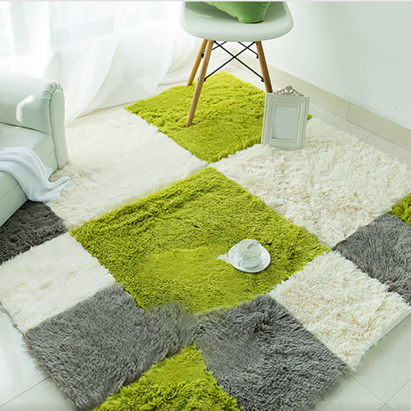 Avtoit | Bedroom Carpet Tiles Solid Square Shag Stain Resistant Carpet Tiles