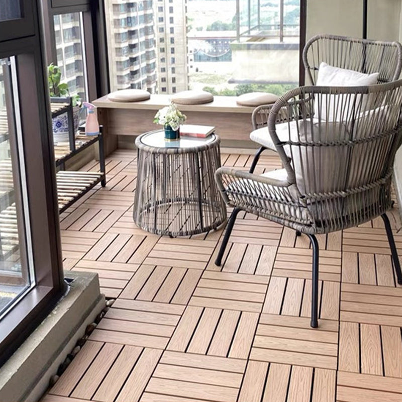 Avtoit | Modern Style Wood Floor Corrosion Protection Square Outdoor Wood Floor