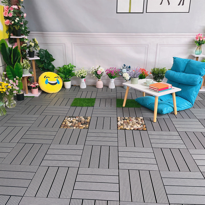Avtoit | Modern Style Wood Floor Corrosion Protection Square Outdoor Wood Floor