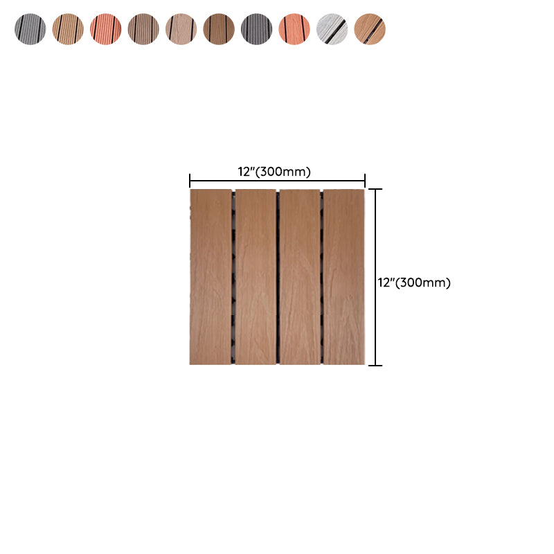 Avtoit | Modern Style Wood Floor Corrosion Protection Square Outdoor Wood Floor