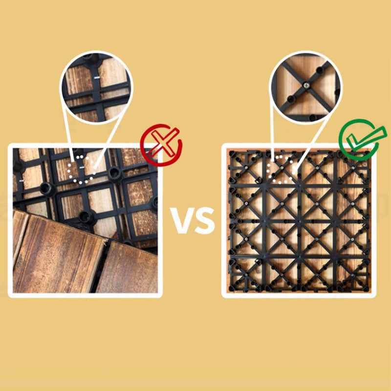Avtoit | Tradition wood tile wire-brushed square engineered wood for patio garden