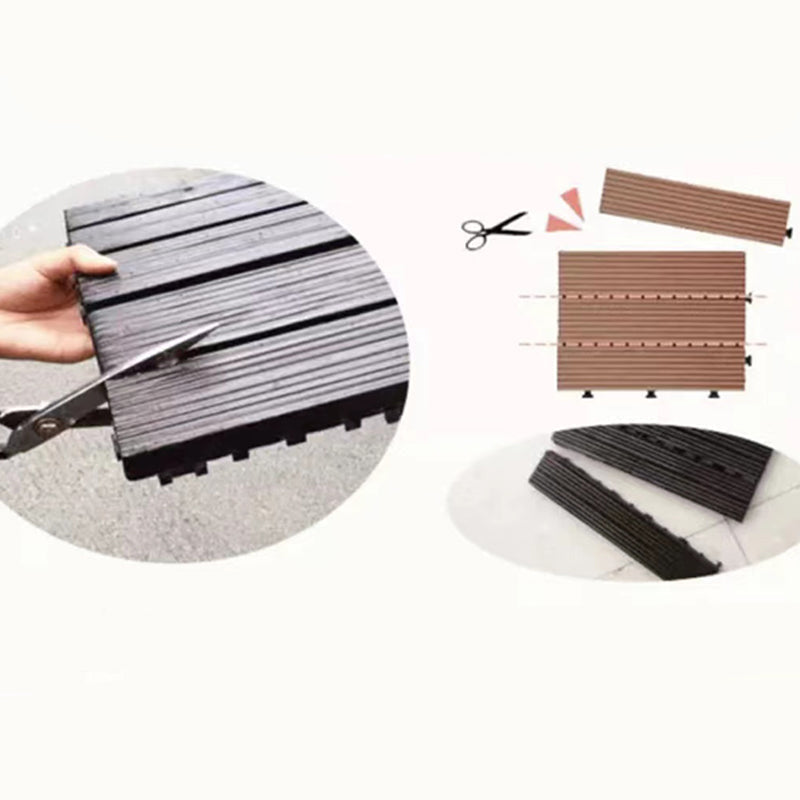 Avtoit | Tradition wood tile wire-brushed square engineered wood for patio garden