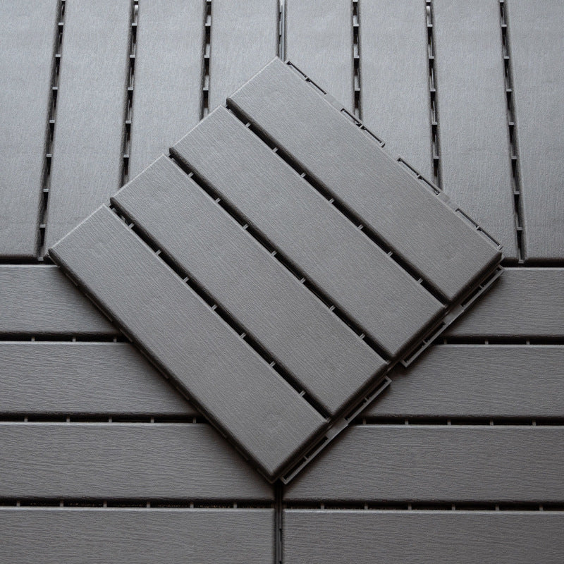 Avtoit | Contemporary square wooden tile smooth brown engineered wood for patio garden