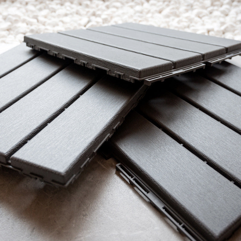 Avtoit | Contemporary square wooden tile smooth brown engineered wood for patio garden