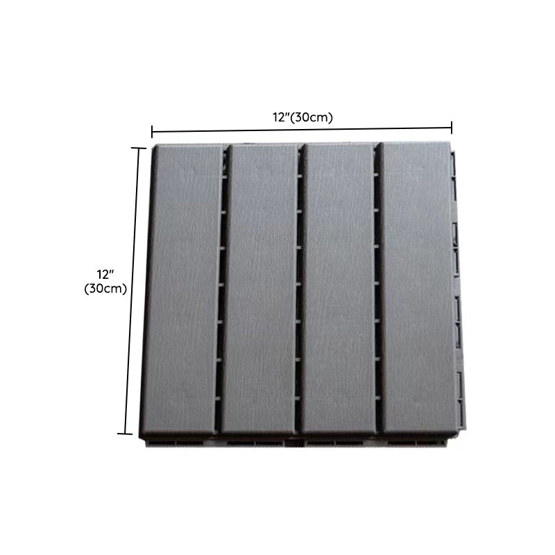 Avtoit | Contemporary square wooden tile smooth brown engineered wood for patio garden