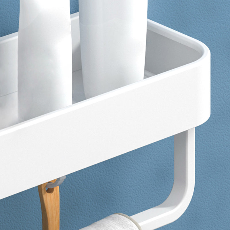 Avtoit | White 2-piece Bathroom Hardware Modern Bathroom Accessories Set, Bathroom Shelf