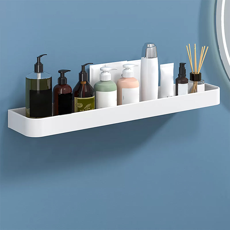 Avtoit | White 2-piece Bathroom Hardware Modern Bathroom Accessories Set, Bathroom Shelf