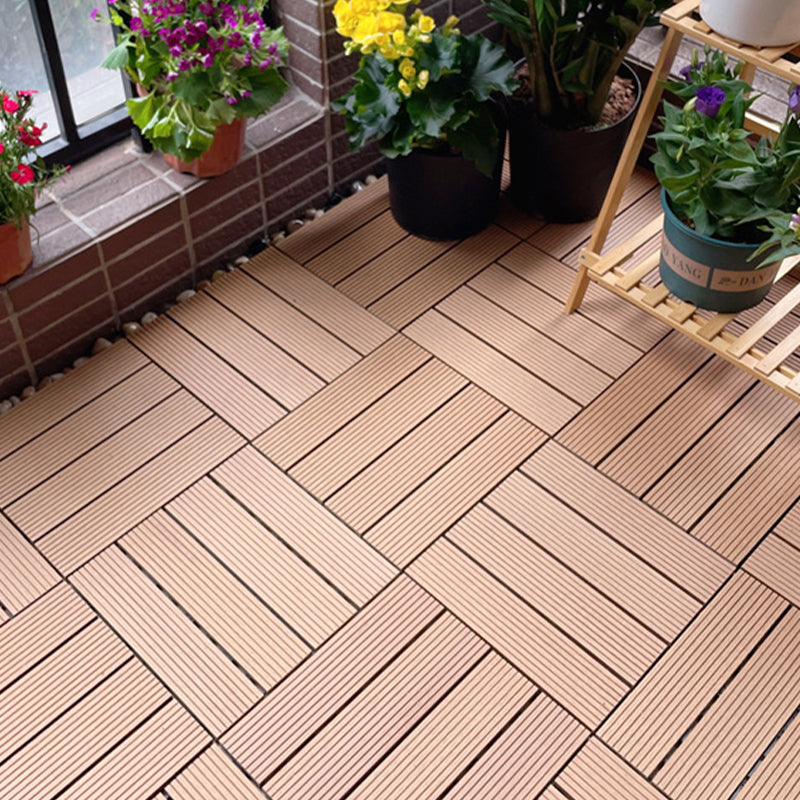 Avtoit | Corrosion-resistant Wood Floor Modern Style Square Outdoor Wood Floor