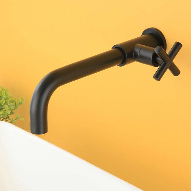 Avtoit | Widely used wall-mounted bathroom sink faucet cross handle low arch faucet