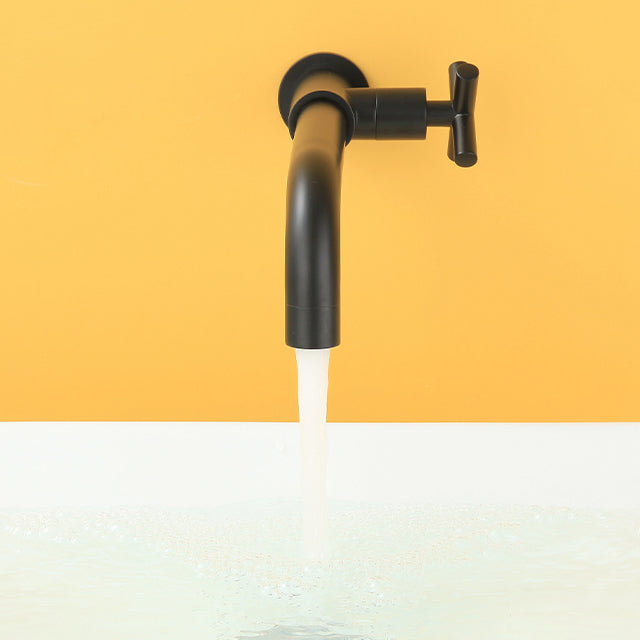 Avtoit | Widely used wall-mounted bathroom sink faucet cross handle low arch faucet