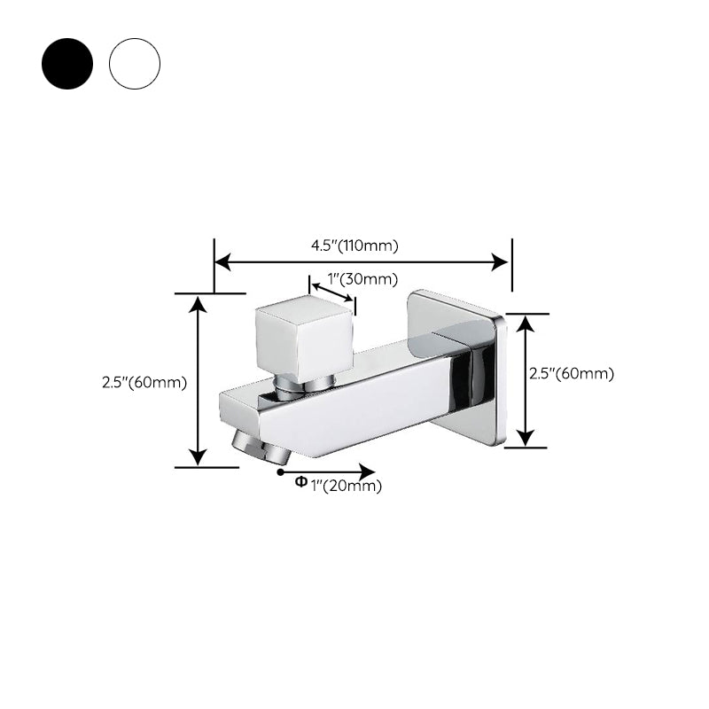 Avtoit | Widely used wall-mounted bathroom sink faucet cross handle low arch faucet